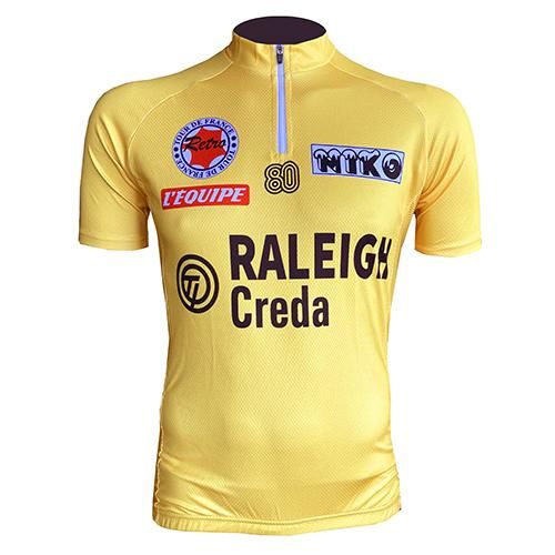 Gele '80' trui Joop Zoetemelk in 2020 | Gele trui, Trui, Tops Retro wielershirts Gele '80' trui Joop Zoetemelk