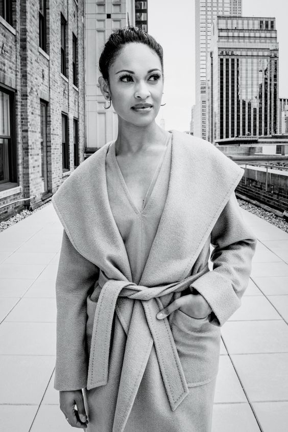 Cynthia Addai-Robinson appears opposite Ben Affleck in the action thriller “The Accountant.” – WWD