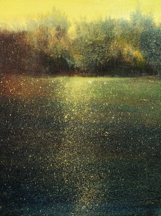 Saatchi Online Artist: Maurice Sapiro; Oil, 2012, Painting Gold On The Water