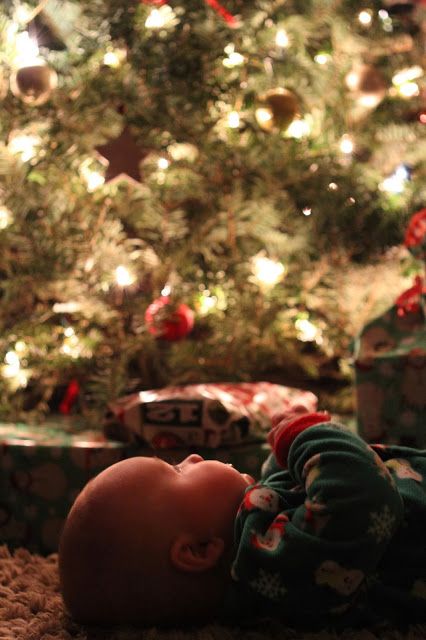 His First Christmas Tree