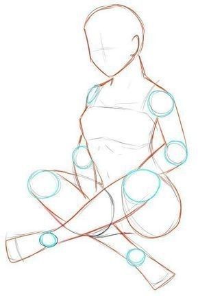 photo Body Bases For Drawing Sitting body drawing tutorial