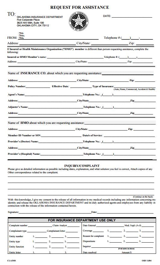 insurance-commissioner-complaints-by-state-vermont-part2of4 - medical records request forms insurance-commissioner-complaints-by-state-vermont-part2of4 - medical records request forms