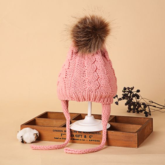 Coton Doux Bonnet Filles Garçons Tricot Chapeau Toddler Infant Newborn Warm KIDS BABY Cap
