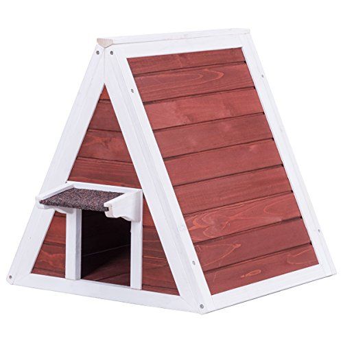 Tangkula Cat House Wood Indoor Outdoor Weatherproof Pet K Https Www Dp B077vhtxdg Ref Cm Wooden Cat House Outdoor Cat House Outdoor Cat Shelter