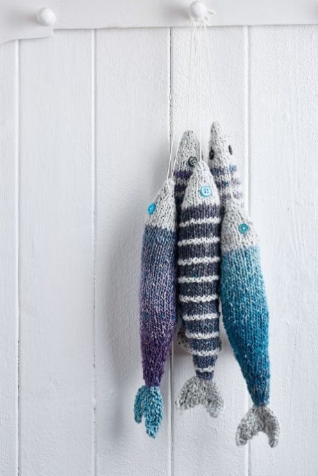 Easy Knitted Fish