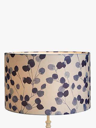John Lewis Partners Helmsley Lampshade White Navy Painting Lamp Shades Shade Lampshades Painting Lamp Shades Navy Shade, Navy Lamp Shade The Range