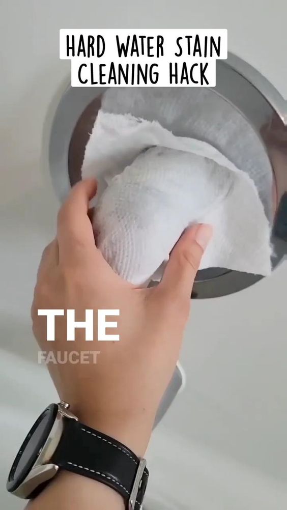 Hard Water Stain Cleaning Hack