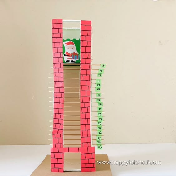 MILK CARTON CHIMNEY – A DIY KIDS ADVENT CALENDAR