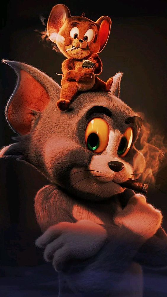 Tom and Jerry - Wallpaper - Fondo animado de Tik Tok - Fondo de pantalla | Fotos de jacaré, Batman e mulher gato, Imagem de fundo para iphone