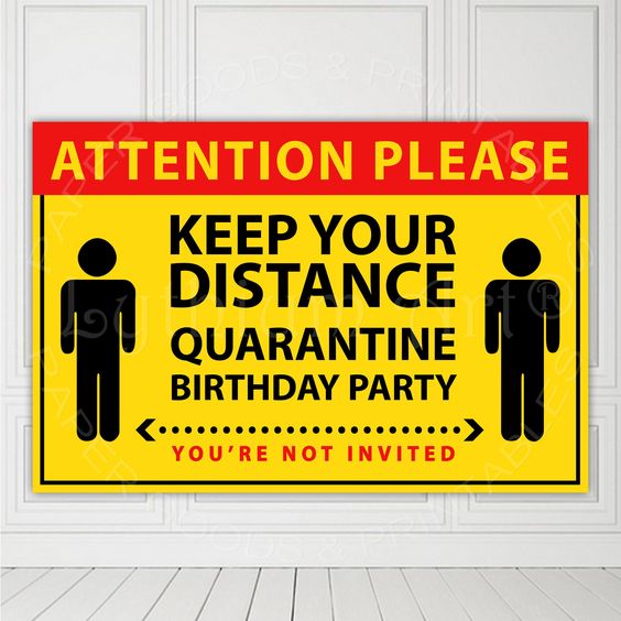 White Quarantine Birthday Party Decorations Quarantine 1st Birthday Backdrop Quarantine Birthday Funny Poster Decor Stay Home Party Sign Quarantine Birthday Banner