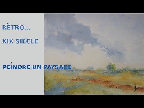 Aquarelle Gomme De Crayon Youtube Aquarelle Papier Peindre A