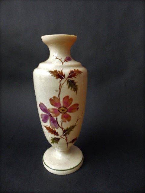 Victorian Bristol Opaque Glass Vase A GOOD 18TH CENTURY BRISTOL OPAQUE