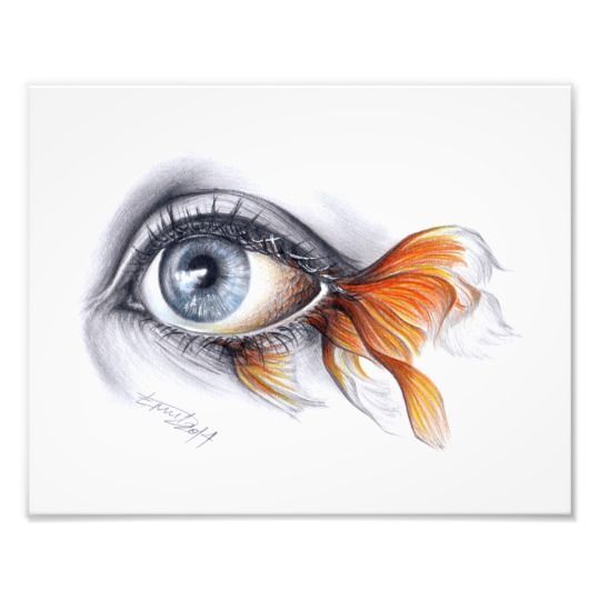 Eye With Fish Tail Surreal Art Photo Print Surreal Art Eye Art Posters Art Prints
