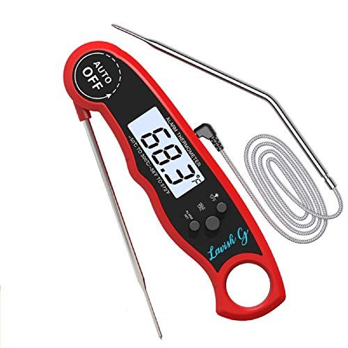 Digital Meat Thermometer Instant Read for Cooking BBQ Grilling Grill Oven-Safe Digital Meat Thermometer Instant Read for Cooking BBQ Grilling Grill Oven-Safe