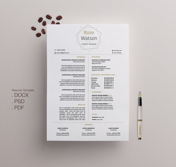 Color Simple CV-Resume Template *C by Showy68 Template on - simple cv template Color Simple CV-Resume Template *C by Showy68 Template on - simple cv template