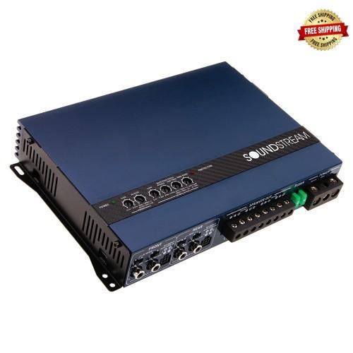1,400 Watt 4 Channel Amplifier Max Power 1,400w RMS Power 4Ω 125 x 4 RMS Power 2Ω 175 x 4 RMS Power 4Ω Bridged 350 x 2 For 2015, Rubicon amplifiers are all new. We adopted the optimum class D performance, reliability, and footprint of the Picasso Nano platform and present to you Rubicon Nano. At first glance, you’ll notice several key improvements. Rubicon Nano’s signal inputs, power/ground, and speaker connections are all relocated to the leading edge of the chassis, for an easier, more appeali