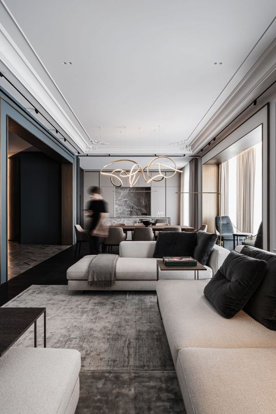 In working on this project, we adhered to the less is more principle. We have created a clean interior, modern classics with sophisticated fittings, natural materials and custom furniture. This apartment as a holistic perception of the architectural direction of the entire historical part of Kyiv city.