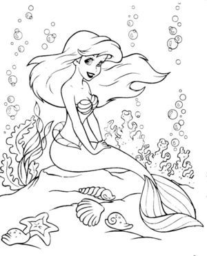 無料 アリエル リトルマーメイド の塗り絵 ぬりえ ディズニープリンセス Naver まとめ Ariel Coloring Pages Mermaid Coloring Pages Mermaid Coloring Book