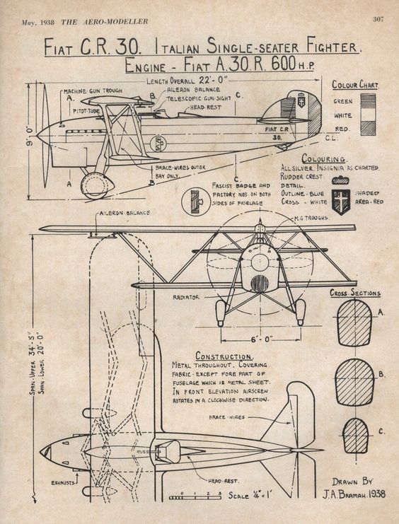 Fiat Cr30 Jpg Pulsa En La Imagen Para Cerrar La Ventana Airplane Design Model Planes Wwii Aircraft