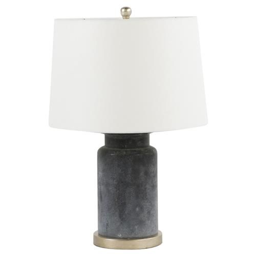 Cora Modern Classic Black Glass Silver Base Table Lamp Cora Modern Classic Black Glass Silver Base Table Lamp