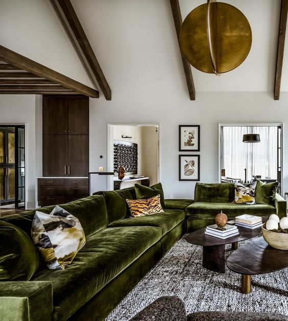 10 Best Green Sectional Sofas for a Living Room