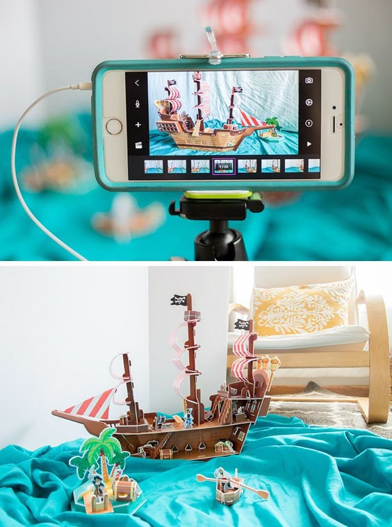 Stop Motion Animation for Kids: A super-simple tutorial for children *This is so cool. Love this 3D pirate ship puzzle they used in their project.