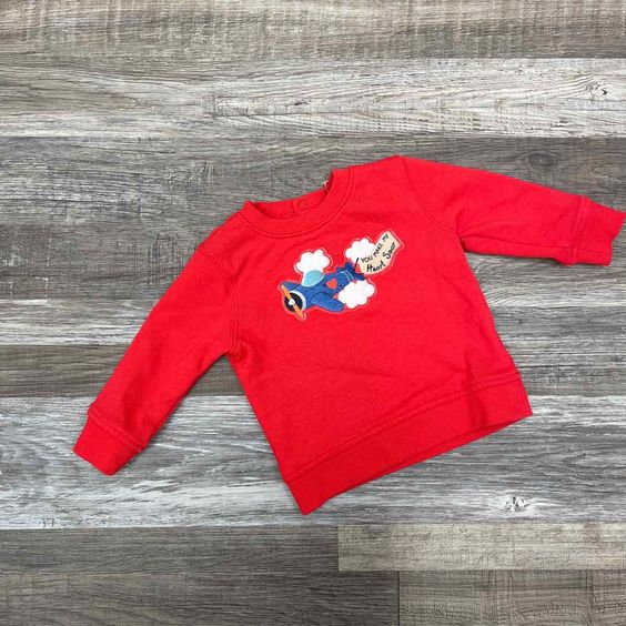 YOU MAKE MY HEART SOAR Brand = Joe Fresh Size = 6-12 M Color(s) = Red Gender = B Condition = GUC Season = Valentines Recomm = Recomm Item Number: 10317-27 Item ID: 256981 Category: LAYER