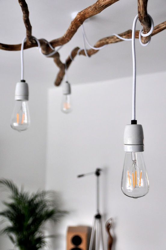 Diy Tree Branch Chandelier Decor Diy Tree Branch Chandelier, Branch Light Fixture Diy
