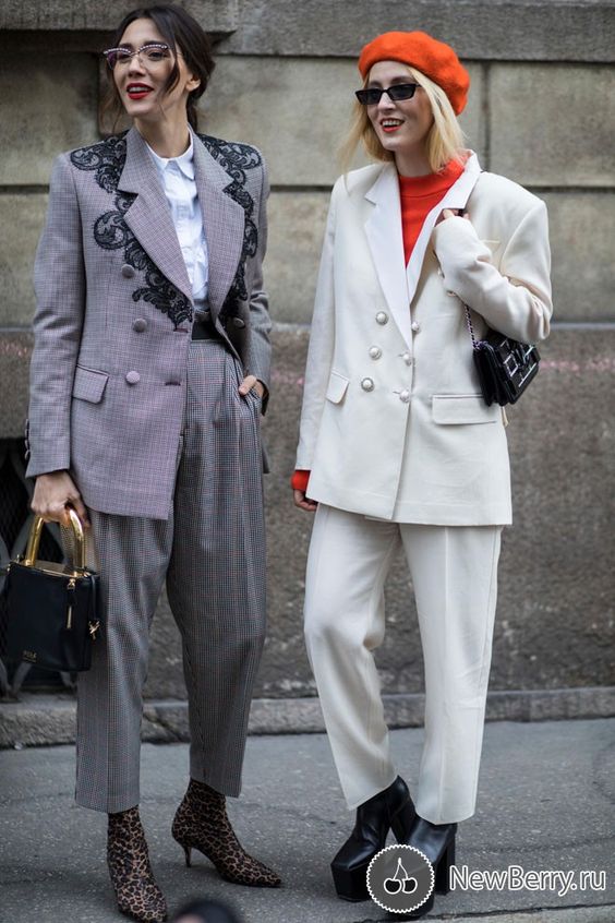 Street style на неделе Ð¼Ð¾Ð´Ñ Ð² Ðилане оÑенÑ-зима 2018-2019