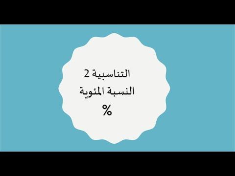 التناسبية 2 النسبة المئوية المستوى الساادس Youtube Home Decor Frame Decor