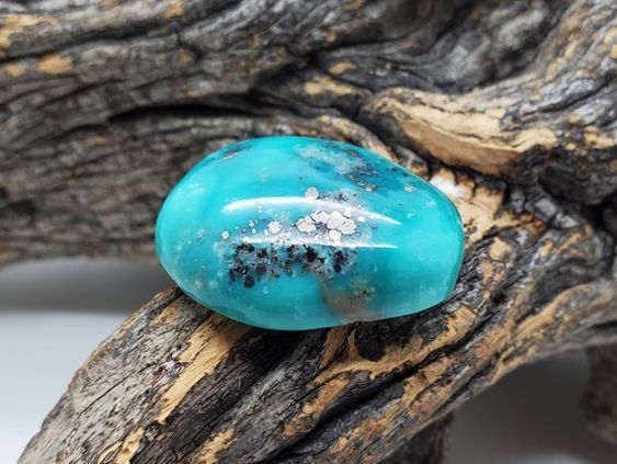 Smooth Polish Fine Quality Turquoise Pendant Gemstone For Jewelry Making 30x19x12 MM Nacozari Turquoise Cabochon,Turquoise Healing Gemstone
