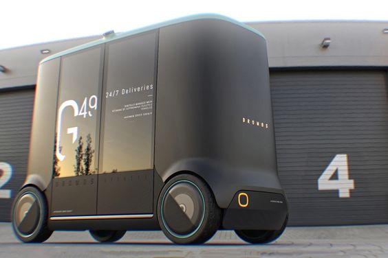This self-driving pod can be used to transport either humans or carry cargo – Yanko Design