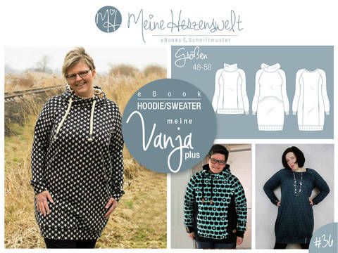 eBook # 36 meine VANJA plus Hoodie Sweater Größe 48 eBook # 36 meine VANJA plus Hoodie Sweater Größe 48