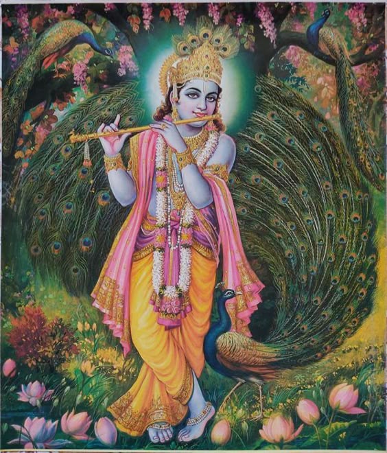 Flute Krishna - Thevar Art Gallery