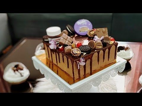 كيكة عيد الميلاد بموس الشوكولاتة و الكراميل Gateau D Anniversaire Youtube Cake Desserts Desserts Cake