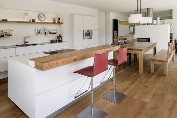 Kochinsel mit Theke aus Massivholz IKEA hacking Pinterest - küche mit theke Kochinsel mit Theke aus Massivholz IKEA hacking Pinterest - küche mit theke