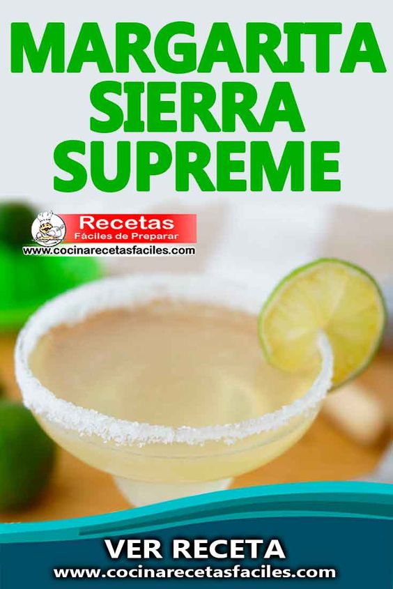 Aprende a preparar esta deliciosa y apetecible bebida de margarita sierrra supreme,✅ paso a paso siguiendo las indicaciones que te dejamos a continuación #cocinarecetasfaciles #recetascaseras #recetasfaciles #recetasdebebidasycocteles #recetasdecoctelmargarita