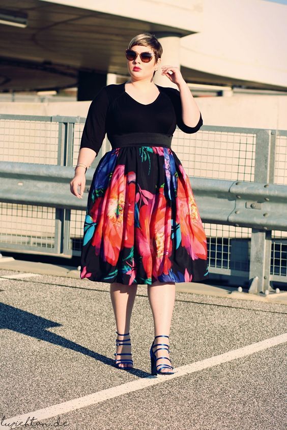 Looks plus size para festa