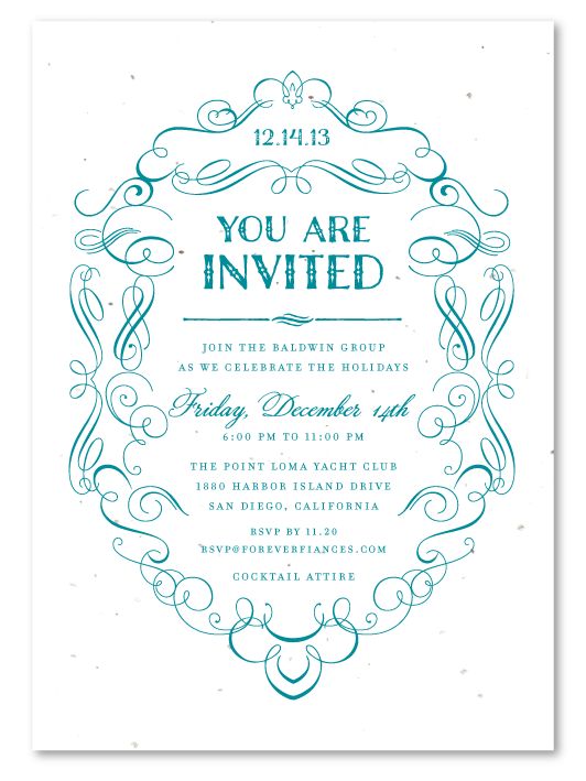 Elegant Business Invitations ~ Formal Scrolls - formal business invitation Elegant Business Invitations ~ Formal Scrolls - formal business invitation