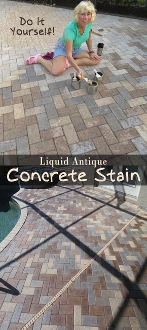 Antiquing Stain Concrete Patio Pavers Stained - Can You Stain Concrete Patio Blocks Antiquing Stain Concrete Patio Pavers Stained - Can You Stain Concrete Patio Blocks