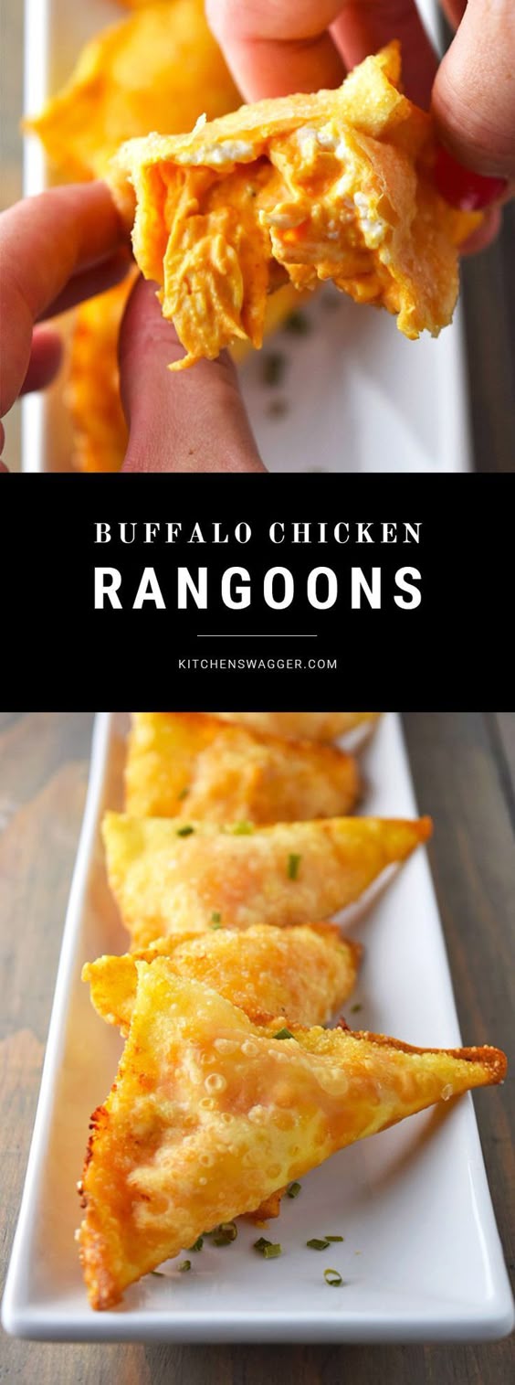 Buffalo Chicken Rangoons Recipe