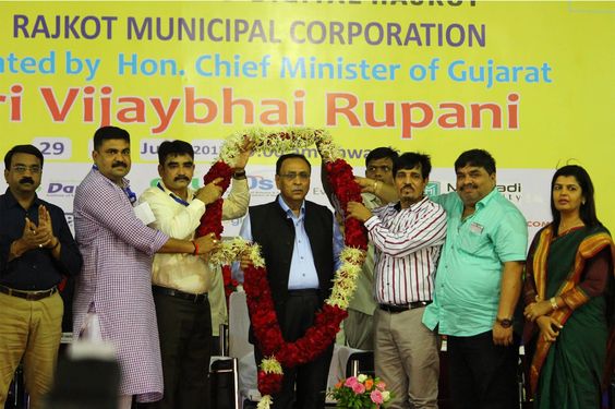 An initiative of making Rajkot a Smart City, Hackathon 2017 has inaugurated by Chief Minister of Gujarat Shri Vijay Rupani