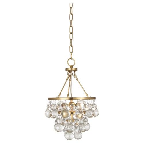 Robert Abbey Bling Small Chandelier Antique Brass Cascading Chandeliers Lightin Robert Abbey Bling Chandelier, Small Chandeliers Antique Brass