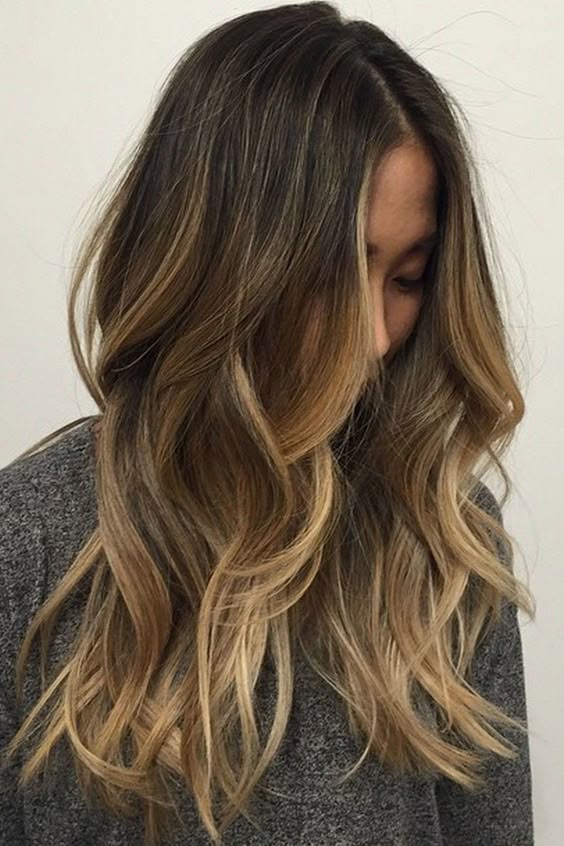 brown hair with blonde highlights