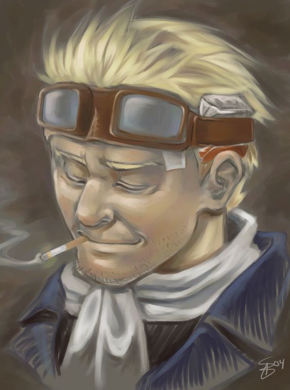 I love Cid Highwind by canalicula on DeviantArt