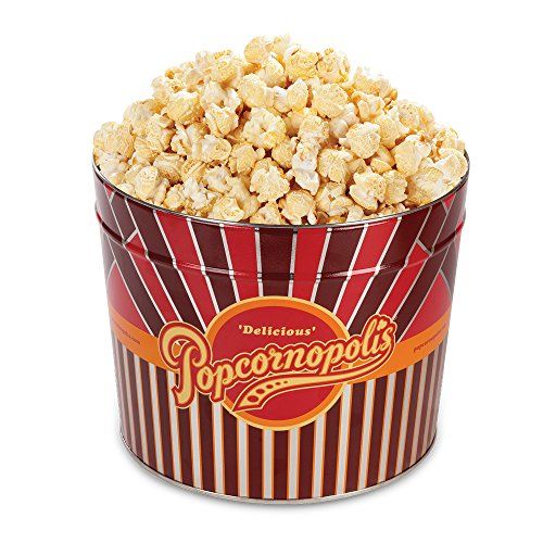 Popcornopolis Gourmet Popcorn 1.26 Cheese Lovers 2 Gallon Popcorn Tin