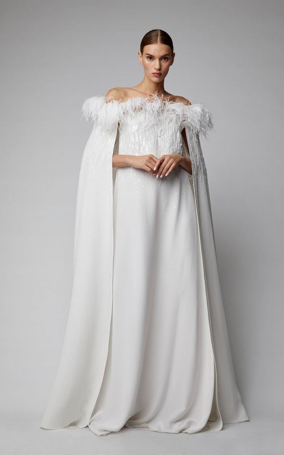 Trada Vestiti Donna Elegante off Spalla Abiti a Pieghe Abiti da Sposa Alto Basso Abito da Cerimonia da Sera per Banchetti Scollo a V con Paillettes Nuove Moda Donna Cocktail Vestitini