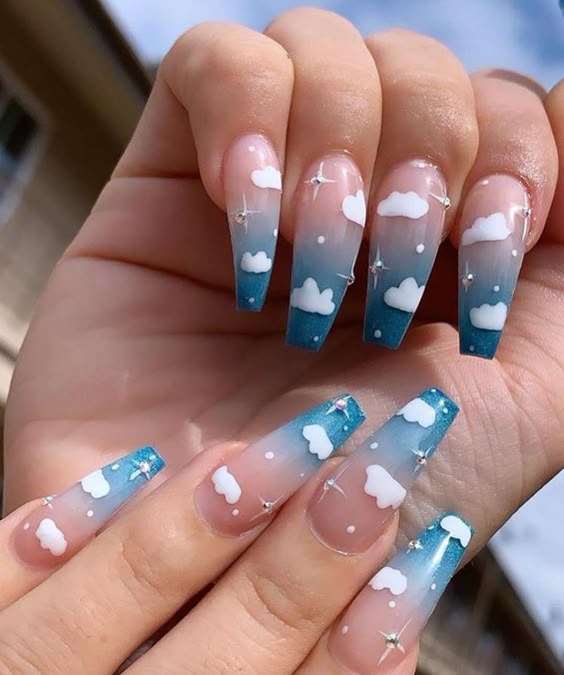 cute spring nails social ornament