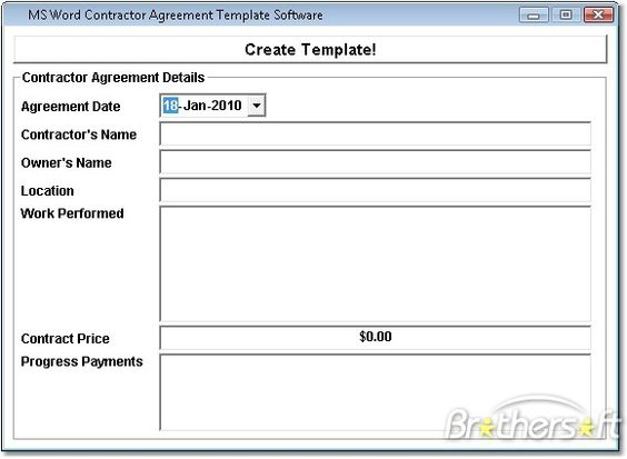 Construction Contract Template Agreement Template Software - contract for construction work template Construction Contract Template Agreement Template Software - contract for construction work template