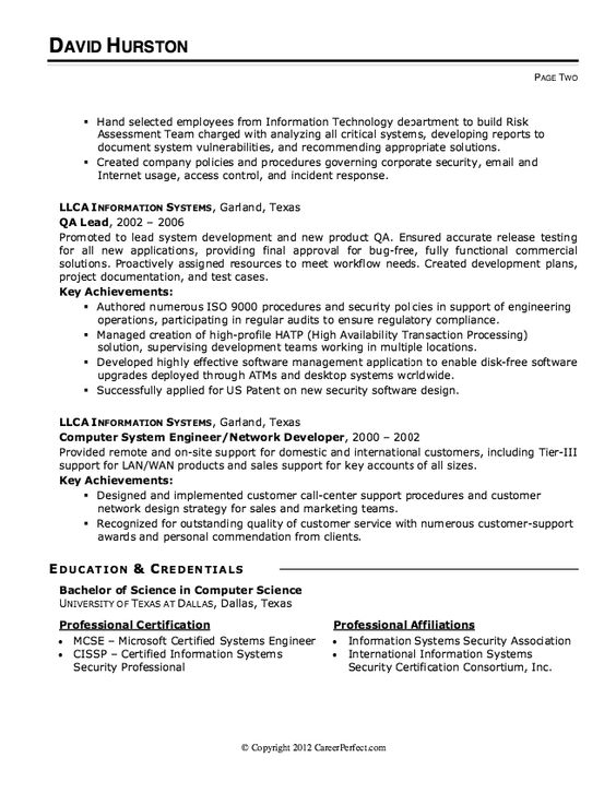 Information Security Analyst Resume Example - http\/\/resumesdesign - software security specialist resume Information Security Analyst Resume Example - http\/\/resumesdesign - software security specialist resume